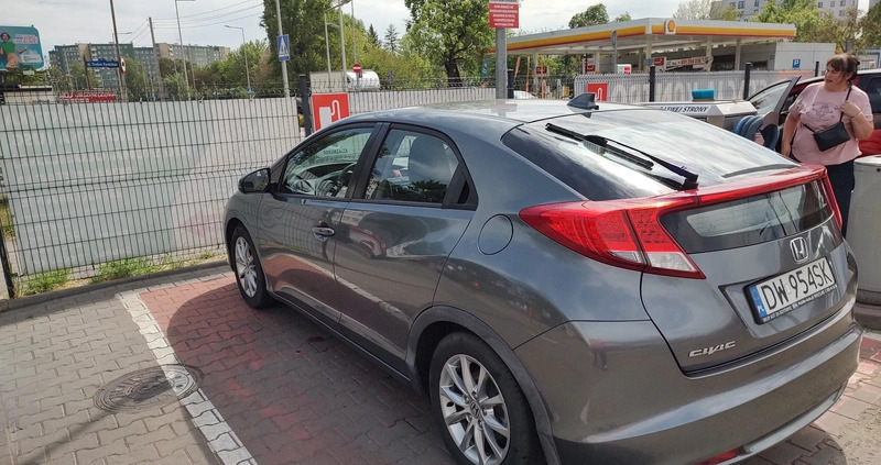 Honda Civic cena 38000 przebieg: 105756, rok produkcji 2012 z Wrocław małe 106